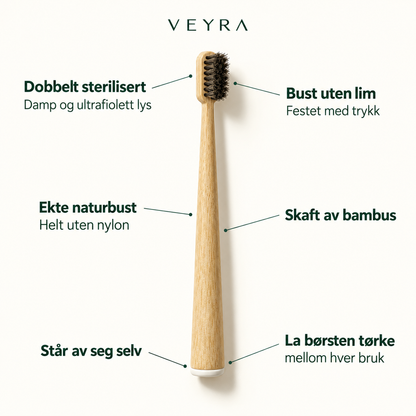 VEYRA™ Naturtannbørste