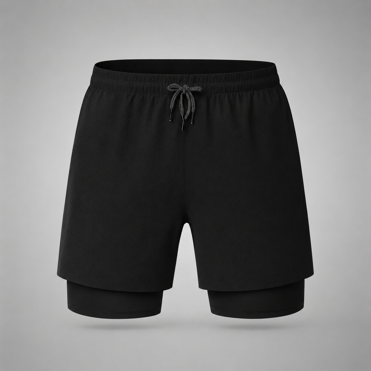 Veyra - 2-i-1 treningsshorts med sprettfri mobil­lomme.