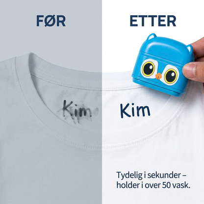 Før og etter stempling